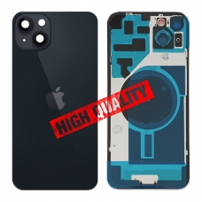 Tapa trasera con soporte tallada en frío integrado para iPhone 14 Plus negra