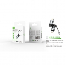 MX0049 Adaptador Type-C/F To Lightning/M -Negro