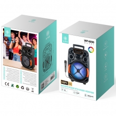 IKREA WF4090 ALTAVOZ HIFI PORTÁTL BLUETOOTH CON ASA Y MICRÓFONO KARAOKE 10W AUTONOMÍA 2 HORAS