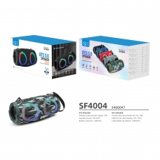 ISER SF4004 ALTAVOZ BLUETOOTH CON LUZ AMBIENTAL TWS BTS 5.0 CAMUFLAJE