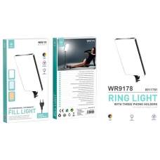 IKREA WR9178 LUZ DE RELLENO PROFESIONAL LED MULTICOLORES RECTÁNGULO INTERFAZ PLUG EU