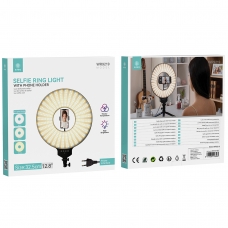 IKREA WR9219 LUZ DE RELLENO CON SOPORTE DE MÓVIL LED MULTICOLORES 32.5CM 12.8´´INTERFAZ PLUG EU