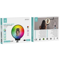 IKREA WR9220 LUZ DE RELLENO CON SOPORTE DE MÓVIL LED RGB 17CM 6.69´´INTERFAZ USB-A