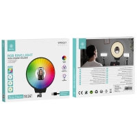 IKREA WR9221 LUZ DE RELLENO CON SOPORTE DE MÓVIL LED RGB 26CM 10.24´´INTERFAZ USB-A