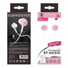 LT PLUS C6012 AURICULARES IN-EAR CON MICROFONO 3.5MM ROSA