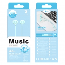 LT PLUS C6075 AURICULARES IN-EAR STEREO CON MICROFONO 3.5MM AZUL