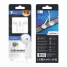 LT PLUS C6106 IN-EAR AURICULARES CON MICROFONO HD 3.5MM PLUG BLANCO