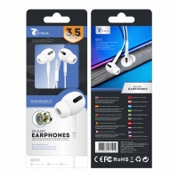 LT PLUS C6121 AURICULARES IN-EAR HD 3.5MM BLANCO