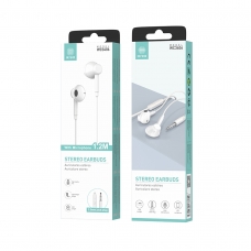 IKREA WC3406 AURICULARES STEREO ABS 3.5MM 1.2M BLANCO