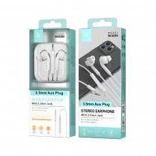 IKREA WC8284 AURICULARES STEREO 3ª GENERACIÓN ABS+TPE 3.5MM 1.2M BLANCO