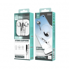 IKREA WC8423 AURICULARES STEREO 3.5MM TPE COLOR NEGRO ESTAMPADO