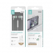 IKREA WC8489 AURICULARES ESTEREO CON MICRÓFONO 3.5MM 1.2M VERDE