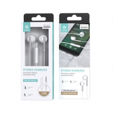 IKREA WC8503 AURICULARES ESTÉREO CON MICRÓFONO 3.5MM 1.2M BLANCO