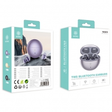 IKREA WC9472 AURICULARES INALÁMBRICOS TWS BLUETOOTH V6.0 VIOLETA