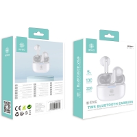 IKREA WC9477 AURICULARES INALÁMBRICOS ENC TWS BLUETOOTH V6.0 BLANCO
