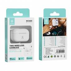 IKREA WC9495 AURICULARES INALÁMBRICOS CON GOMA TWS BLUETOOTH 5.3 BLANCO