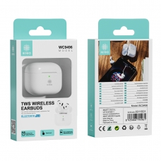 IKREA WC9496 AURICULARES INALÁMBRICOS TWS BLUETOOTH 5.3 BLANCO