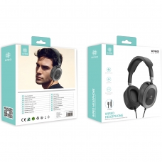 IKREA WC9523 CASCO AURICULAR CON CABLE INTERFAZ TYPE-C NEGRO