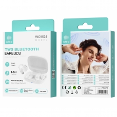 IKREA WC9524 AURICULARES INALÁMBRICOS TWS BLUETOOTH 4-5H AJUSTE CÓMODO BLANCO
