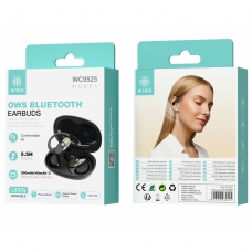 IKREA WC9525 AURICULARES INALÁMBRICOS CON GANCHO TWS BLUETOOTH 5.5H 300MAH/40MHA*2 NEGRO