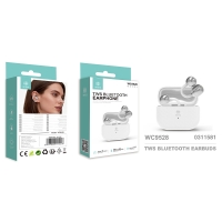 IKREA WC9528 AURICULARES INALÁMBRICOS CON CLIP PARA LA OREJA TWS BLUETOOTH HASTA 8 HORAS AUTONOMÍA BLANCO