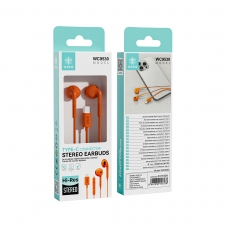 IKREA WC9530 AURICULARES IN-EAR ESTÉREO CONECTOR TYPE-C CON MICRÓFONO Y AUDIO HI-RES STEREO NARANJA