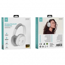IKREA WC9537 AURICULARES CASCOS INALÁMBRICOS TACTO SUAVE HIFI BLUETOOTH 200MAH AUTONOMÍA 6 HORAS PLATA