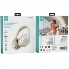 IKREA WC9539 AURICULARES CASCOS INALÁMBRICOS ABS BLUETOOTH TACTO SUAVE 300MAH COLOR ALBARICOQUE