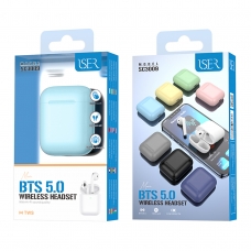 ISER SC3009 AURICULARES INALÁMBRICOS BTS 5.0 AZUL CLARO