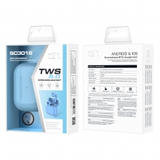 ISER SC3016 AURICULARES INALÁMRBICOS DEPORTIVOS POP-UP TWS 5.0 AZUL