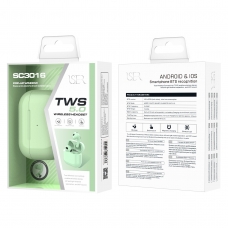 ISER SC3016 AURICULARES INALÁMRBICOS DEPORTIVOS POP-UP TWS 5.0 VERDE