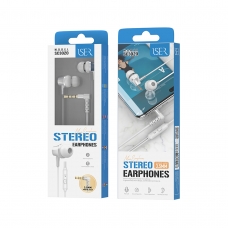ISER SC3020 AURICULARES CON GOMA ESTERO 3.5MM BLANCO