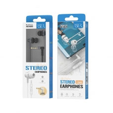 ISER SC3020 AURICULARES CON GOMA ESTERO 3.5MM NEGRO