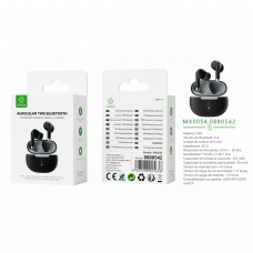 MX0054 TWS Auriculares Inalámbricos V5.4 JL6983D2 320mAH/35mAH -Negro