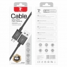 LT PLUS B7009 CABLE MICRO USB V8 2.4A 1M NEGRO