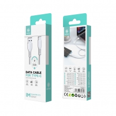 IKREA WB1270 CABLE DE DATOS PVC TYPE-C 18W 1M BLANCO