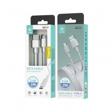 IKREA WB1167 CABLE DE DATOS TYPE-C 2.4A 2M BLANCO