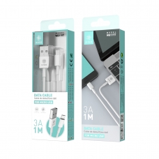 IKREA WB1197 CABLE DE DATO MICRO USB 3A 1M BLANCO