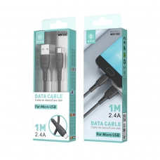 IKREA WB1202 CABLE DE DATO MICRO USB 2.4A 1M NEGRO