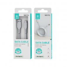 IKREA WB1276 CABLE DE DATOS PVC TYPE-C 2.4A 3M BLANCO