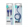 IKREA WB1281 CABLE ACABADO ALUMINIO+TRENZADO MICRO USB 3.4A 1M AZUL