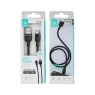 IKREA WB1281 CABLE ACABADO ALUMINIO+TRENZADO MICRO USB 3.4A 1M NEGRO