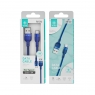 IKREA WB1282 CABLE ACABADO ALUMINIO+TRENZADO TYPE-C 3.4A 1M AZUL