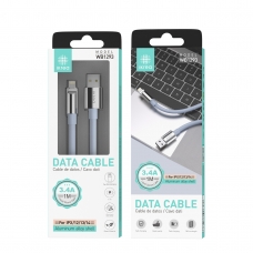 IKREA WB1293 CABLE SILICONA LÍQUIDA LIGHTNING 3.4A 1M AZUL