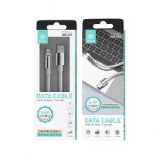IKREA WB1293 CABLE SILICONA LÍQUIDA LIGHTNING 3.4A 1M BLANCO