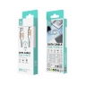 IKREA WB1320 CABLE TRENZADO TYPE-C 1M 3.4A BLANCO