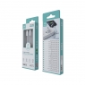 IKREA WB1339 CABLE DE TELA TRENZADO TYPE-C TO TYPE-C PARA SERIE IPHONE 15 60W 3A 1M AZUL