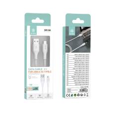 IKREA WB1368 CABLE DE CARGA RÁPIDA TYPE-C 18W 1M BLANCO