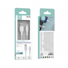 IKREA WB1369 CABLE DE CARGA RÁPIDA LIGHTNING 15W 1M BLANCO