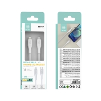 IKREA WB1370 CABLE DE CARGA RÁPIDA TYPE-C TO LIGHTNING 30W 1M BLANCO